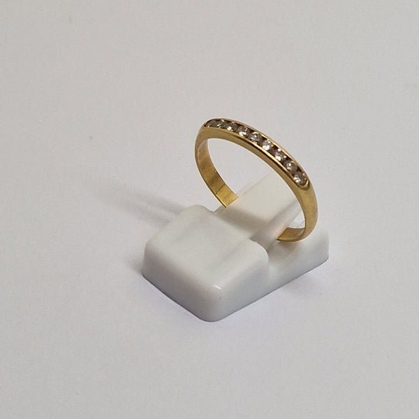Bague en Or Jaune 18K Taille-57