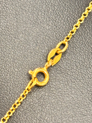Collier Sautoir en Or Jaune 18K 3.58 Grs