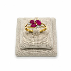 Bagues en  Or jaune 18K - 1.74 Grs - Taille 53
