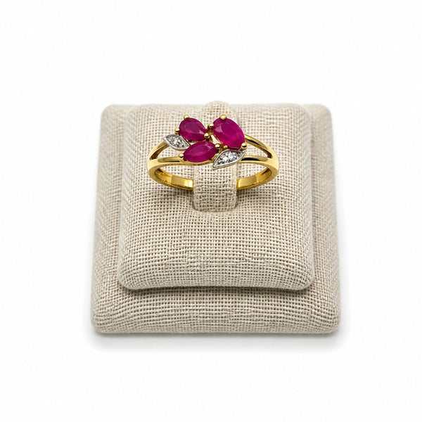 Bagues en  Or jaune 18K - 1.74 Grs - Taille 53