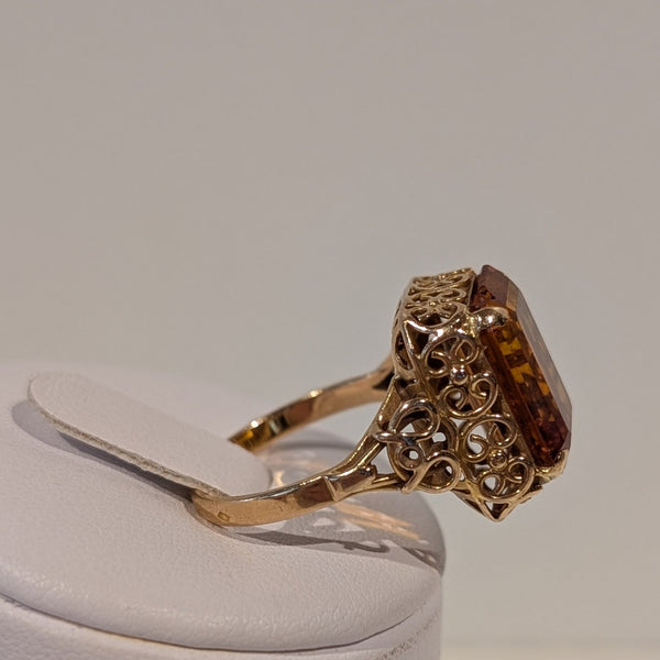 Bague en Or Jaune 18K - 5.81 Grs - Taille 56