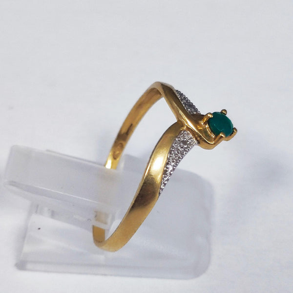 Bague en Or Jaune 18K - Taille 52