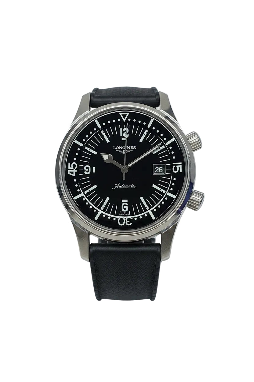 Montre Longines Legend Diver 1969, 2 Bracelets inclus