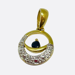 Pendentif Médaille en Or Jaune 18 k - 1.13 G