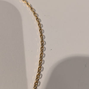 Collier Princesse Or Jaune 18K Lg 50cm