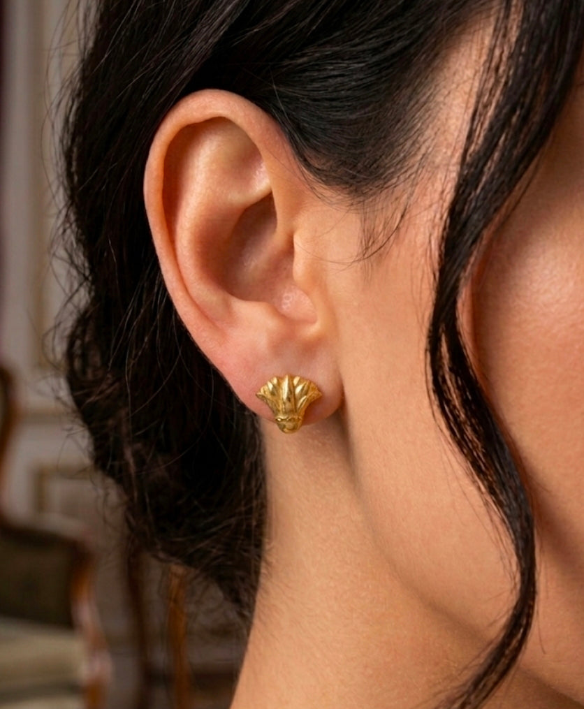 Boucles d'oreilles Or Jaune Clou 18 K - 1.67 G