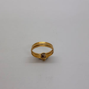Bague en Or Jaune 18 Carats Taille -52