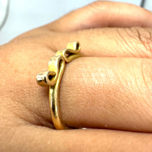 Bague Jonc en Or Jaune 18K - 3G - Taille 53