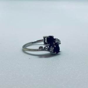Bagues en Or Gris 18K Taille-49