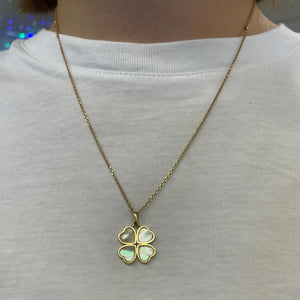 Collier Trèfle Or Jaune 18K 6.18 Grs