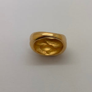 Chevalière en or jaune 18K Taille-49