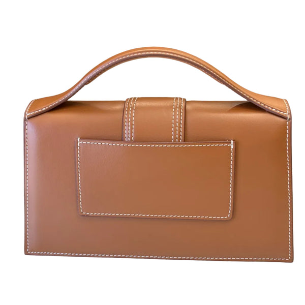 Sac à Main Jacquemus Le Bambino en Cuir Marron à Bandoulière