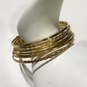 Bracelet Semainier Or Jaune 18K - 44.91g