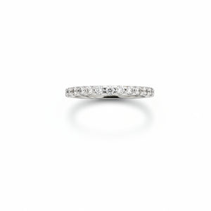 Bagues en or blanc blanc 18 K - Taille 59/60 - 1.80 G