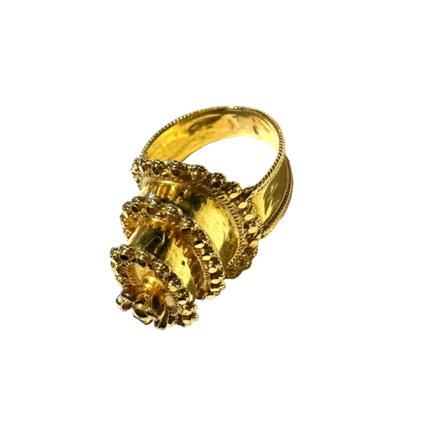 Bague ancienne en Or Jaune 21 k