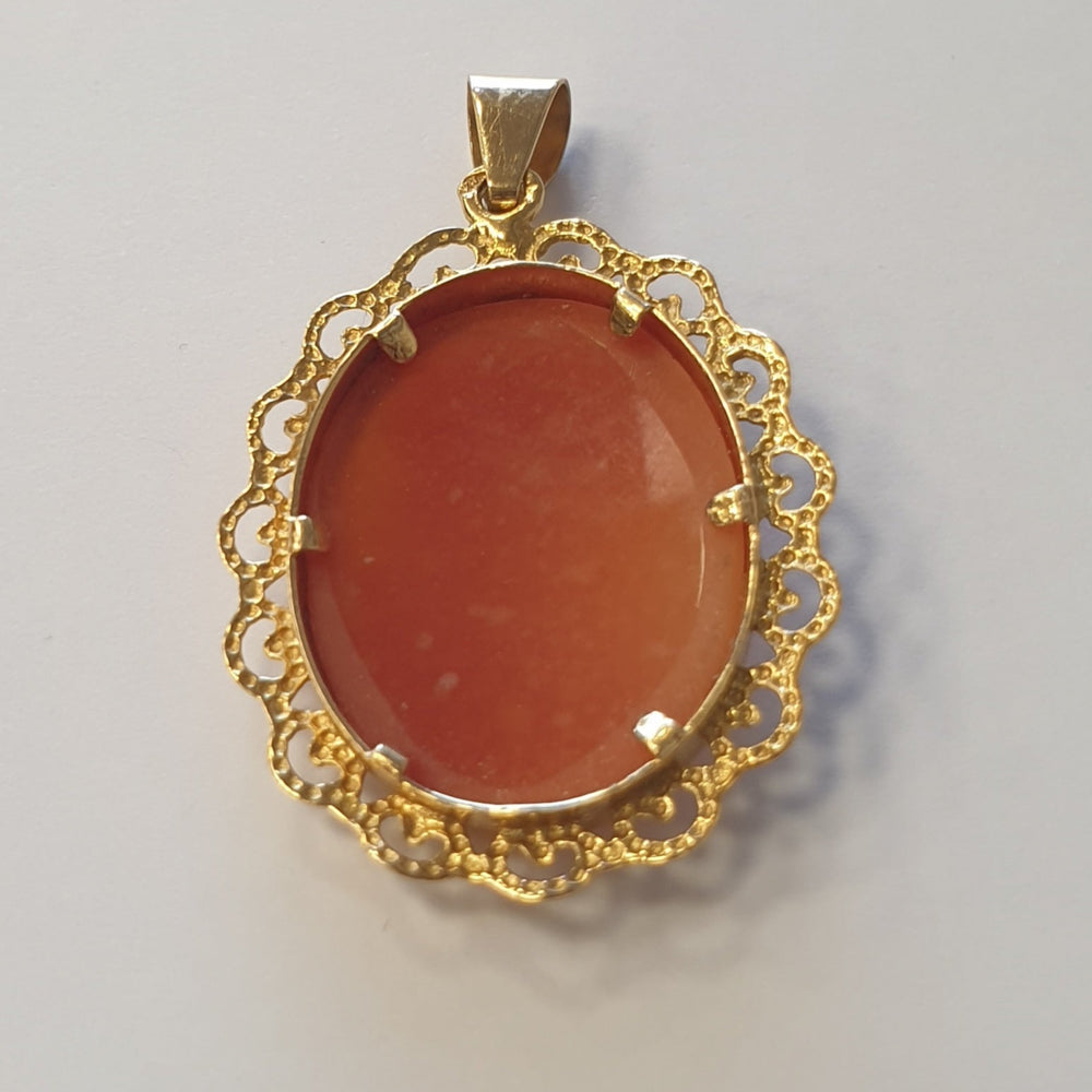 Pendentif camée en or Jaune 18K - 3.28 Grs