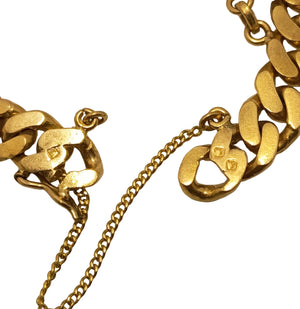 Bracelet Gourmette Or Jaune 18K