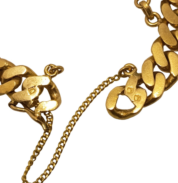 Bracelet Gourmette Or Jaune 18K