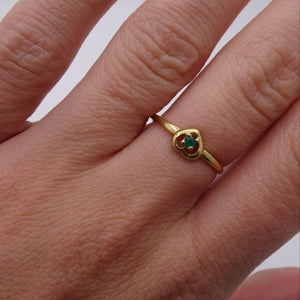 Bague en Or Jaune 18K- Taille 53