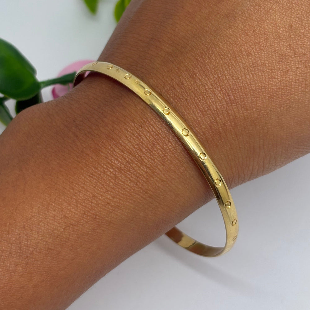 Bracelet Jonc fermé en or jaune 18K - 11.52 G