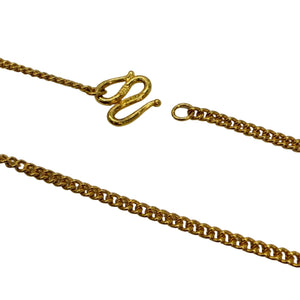 Chaîne maille gourmette or jaune 24K - 11.57Grs