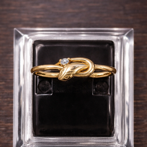 Bagues en Or jaune 18K - Taille 52 - 1.12G