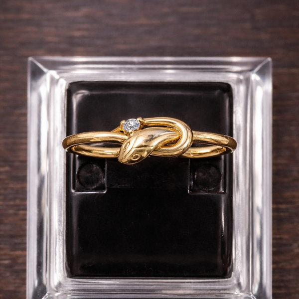 Bagues en Or jaune 18K - Taille 52 - 1.12G