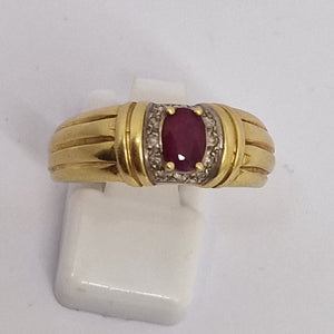 Bague en OR jaune 18K Taille-60