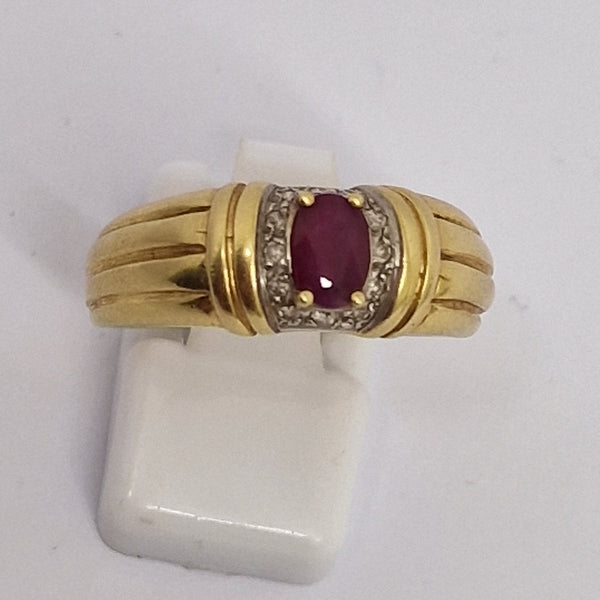 Bague en OR jaune 18K Taille-60