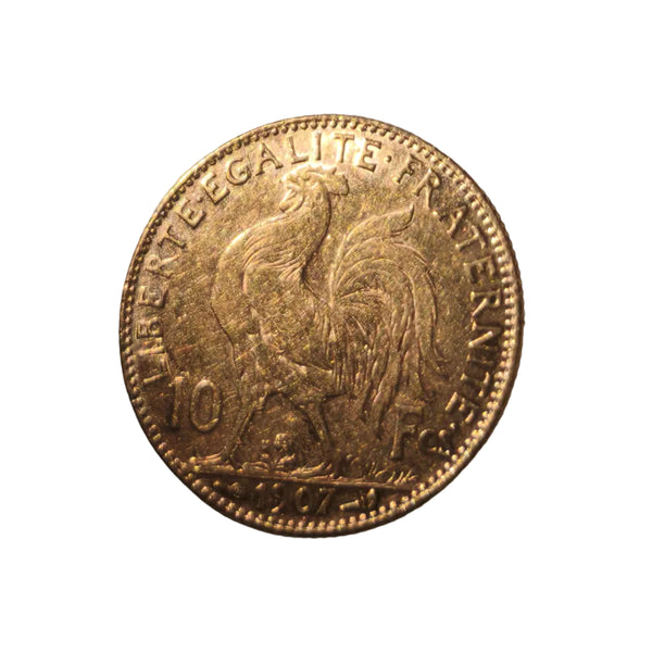 10 francs Marianne en or 1907 917/100