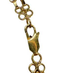 Collier Ras du Cou Maille Fantaisie en Or Jaune 18k