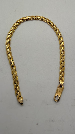 Bracelet Gourmette en Or Jaune 18K 6 Grs