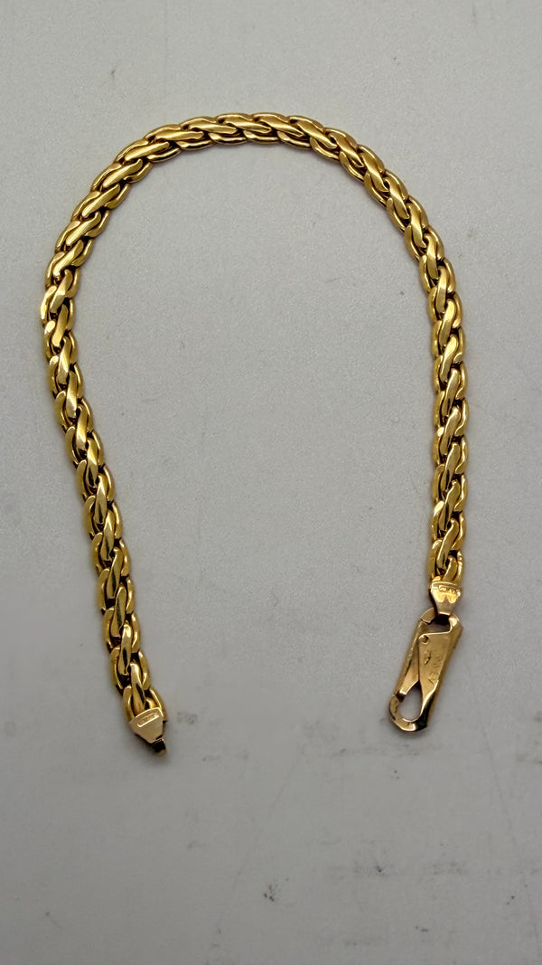 Bracelet Gourmette en Or Jaune 18K 6 Grs