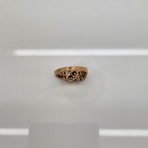 Bague ancienne en Or jaune 18K - Diamant- Taille 525 - 3.33G