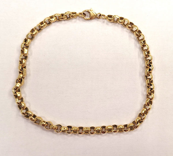Bracelet Maille Jaseron Or Jaune 18 carats 3.92 Grs