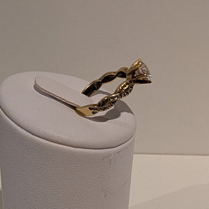 Bague en Or Jaune 18K - Taille 52
