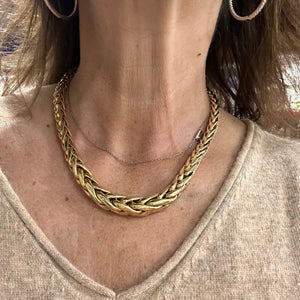 Collier Or Jaune 18 Carats Longueur-45 cm