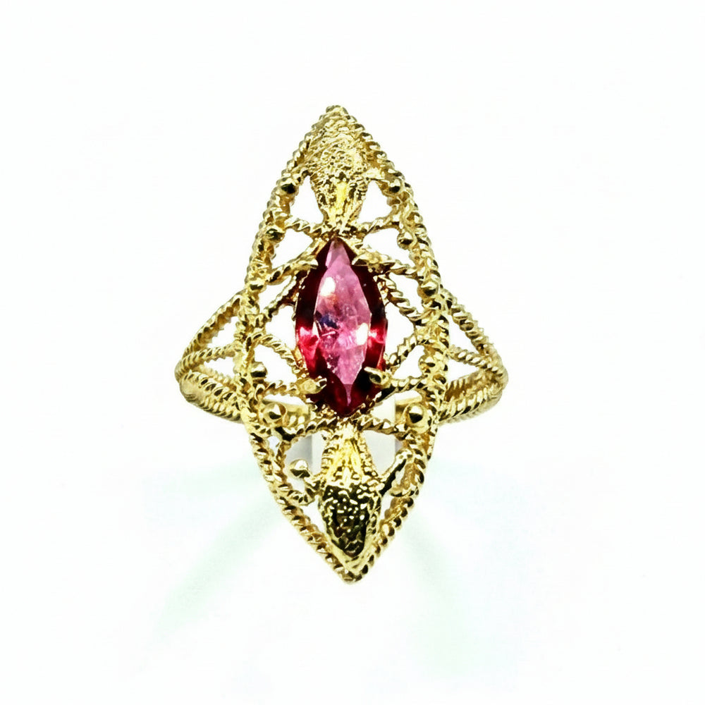 Bague Marquise Or Jaune 18 K -  4.31 G