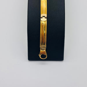 Bracelet gourmette en Or Jaune 18K 12.35 grs