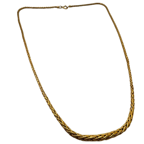 Collier Ras  en Or Jaune 18K -  4.17 Grs