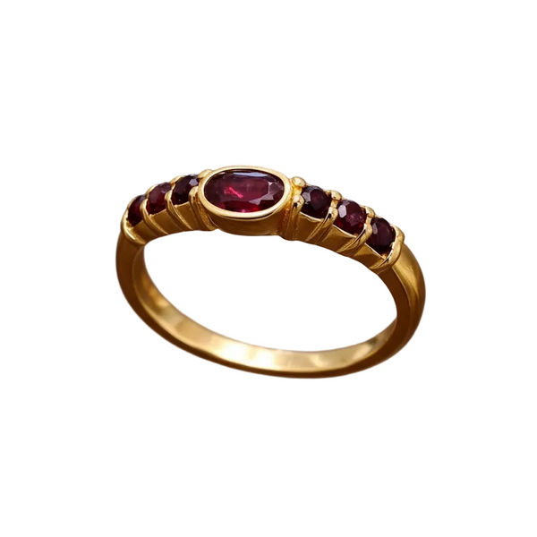 Bague en Or Jaune 18K - Taille 56 - 5.04G