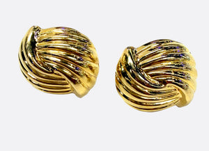 Boucles d'oreilles Or Jaune 18k - 3.42 Grs