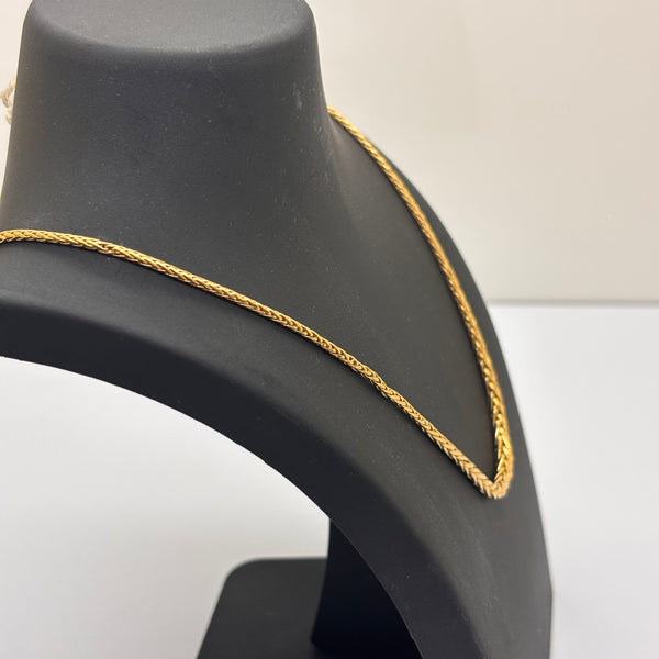 Collier  Or Jaune 18 Carats Poids - 4.43 Grs