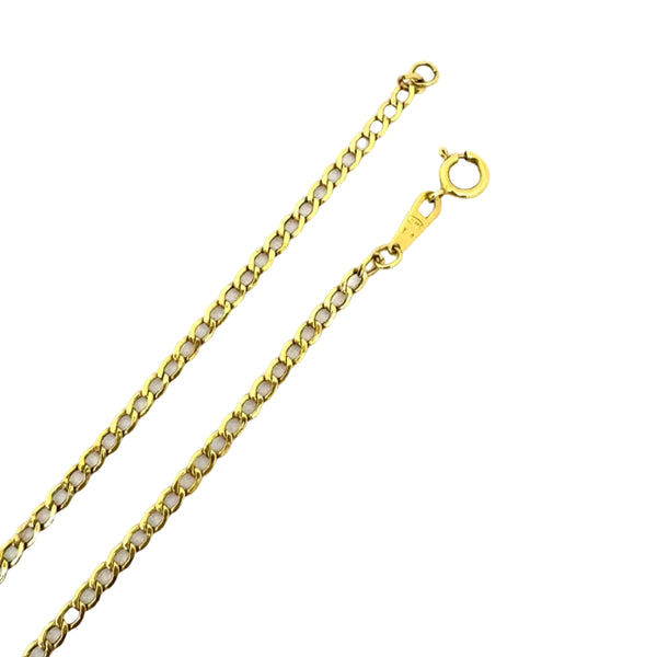 Collier Princesse Or Jaune 18K, Gourmette