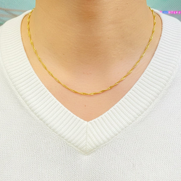 Chaîne en or jaune 18 K - 6.12 G