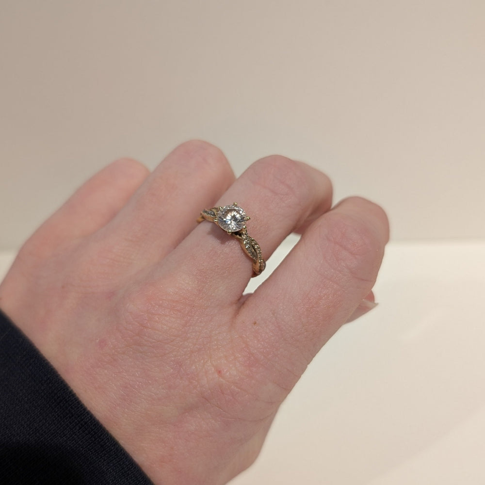 Bague en Or Jaune 18K - Taille 52