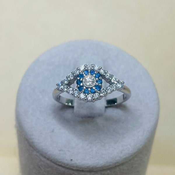 Bague en or blanc 18K Taille-54.5