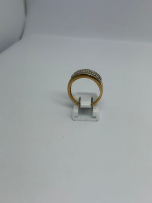 Bague en Or Jaune 18K - Taile 55 - 5.40 Grs