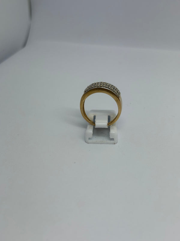Bague en Or Jaune 18K - Taile 55 - 5.40 Grs
