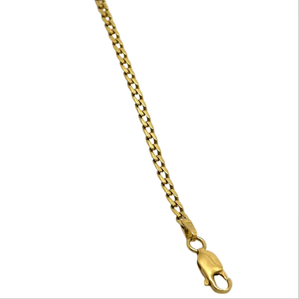 Bracelet Maille Gourmette OR Jaune 18K - 3.79Grs